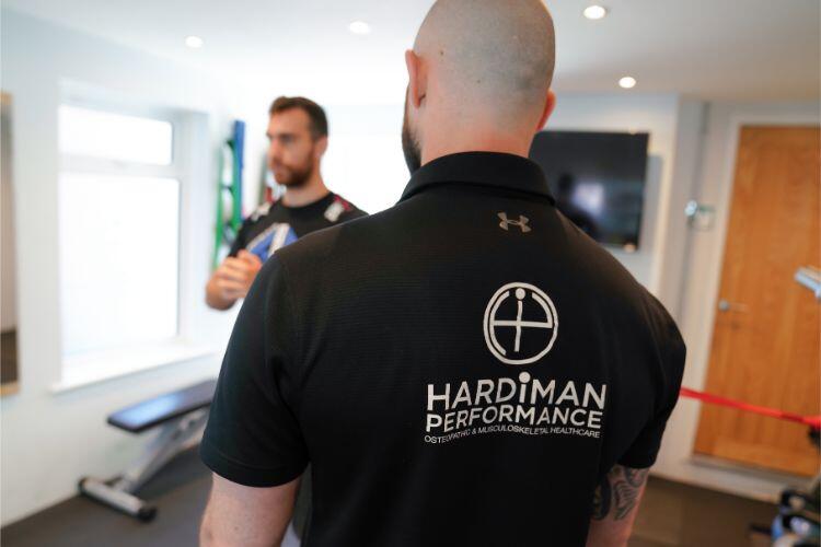 Inside the rehab gym at Hardiman Performance, Stopsley, Luton